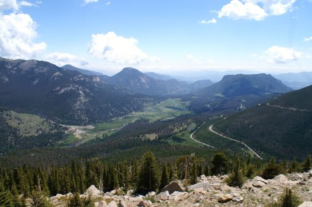 The view from Trail Ridge Road