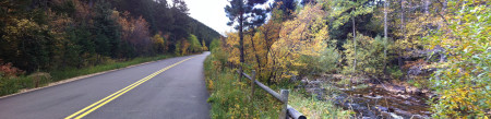 A panorama of Riverside Drive between Riverside and Raymond. Happily, even today the road had almost no traffic. Again, you should look at the full-sized version!