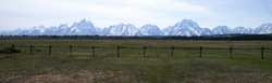 The Grand Tetons on our drive from Jackson.